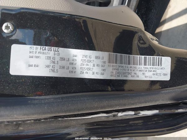 2019 DODGE GRAND CARAVAN SXT