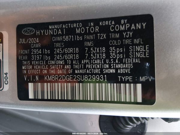 2025 HYUNDAI PALISADE SEL