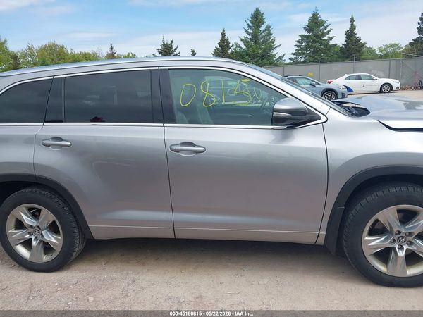 2016 TOYOTA HIGHLANDER LIMITED V6