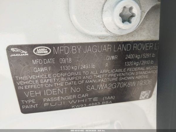 2019 JAGUAR XJ XJ50 V6/XJL PORTFOLIO