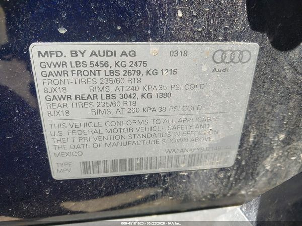 2018 AUDI Q5
