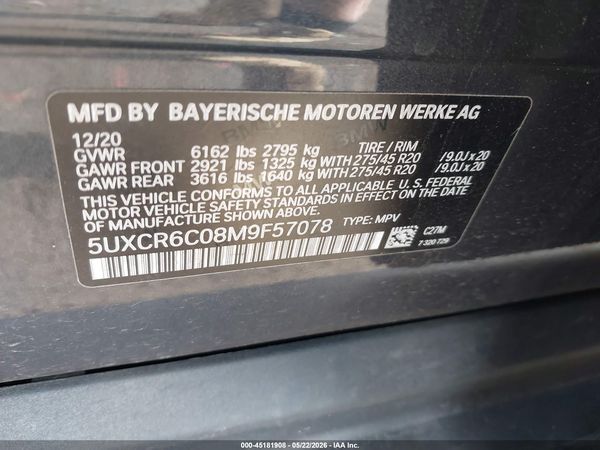 2021 BMW X5 XDRIVE40I