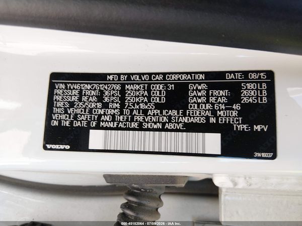 2016 VOLVO XC70 T5 PREMIER