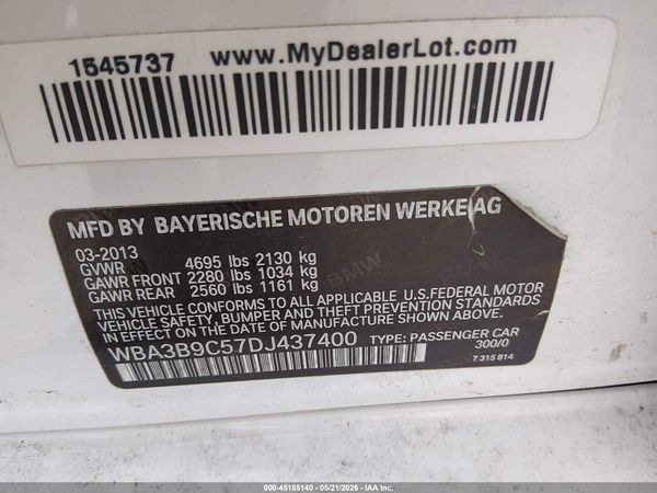 2013 BMW 335I XDRIVE