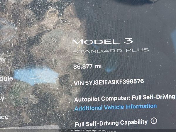 2019 TESLA MODEL 3