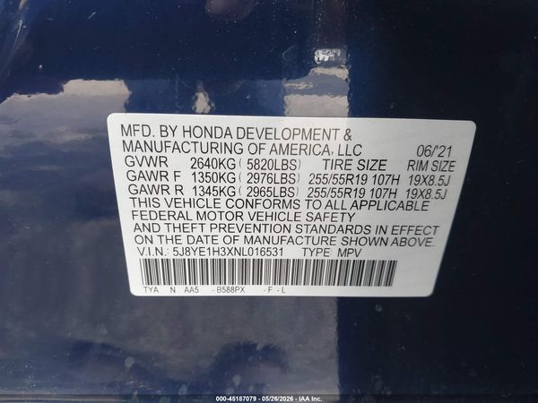 2022 ACURA MDX STANDARD