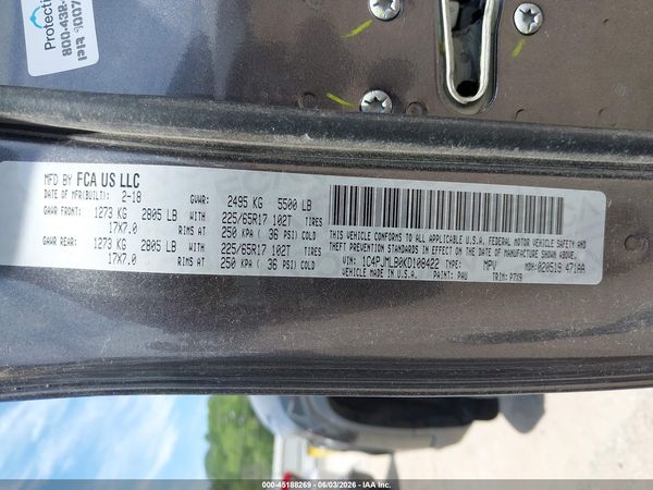 2019 JEEP CHEROKEE LATITUDE PLUS 4X4