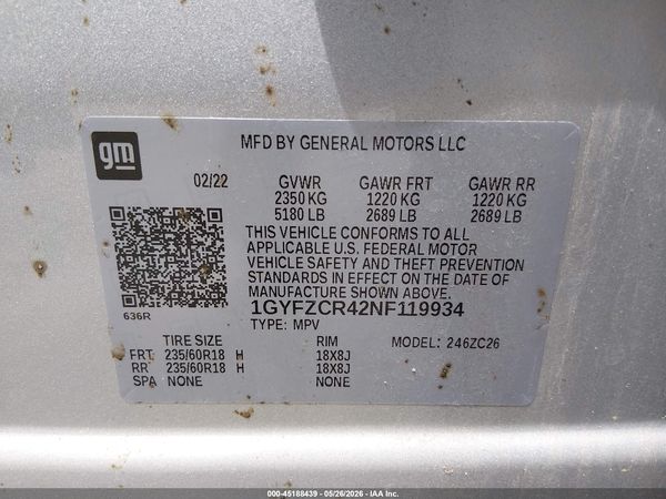 2022 CADILLAC XT4 FWD PREMIUM LUXURY