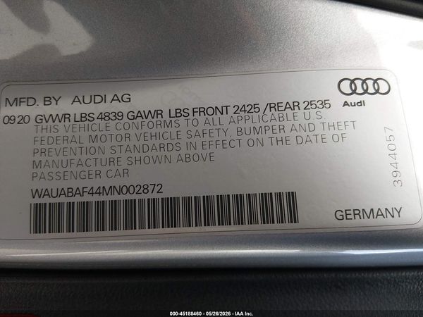 2021 AUDI A4