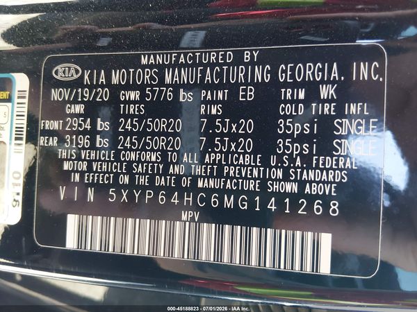 2021 KIA TELLURIDE S