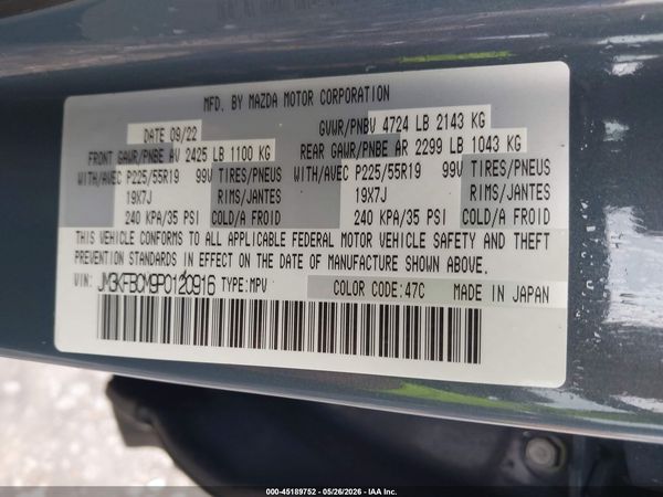 2023 MAZDA CX-5 2.5 S CARBON EDITION
