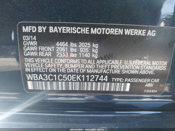 2014 BMW 328I
