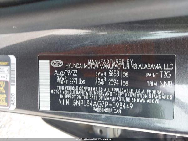 2023 HYUNDAI ELANTRA SEL