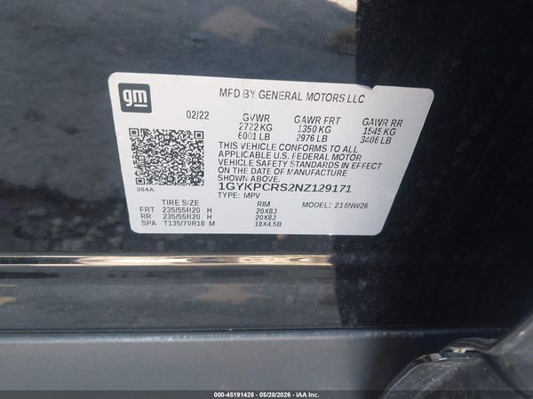 2022 CADILLAC XT6 FWD PREMIUM LUXURY