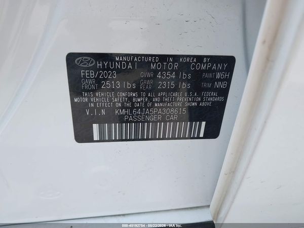 2023 HYUNDAI SONATA SEL