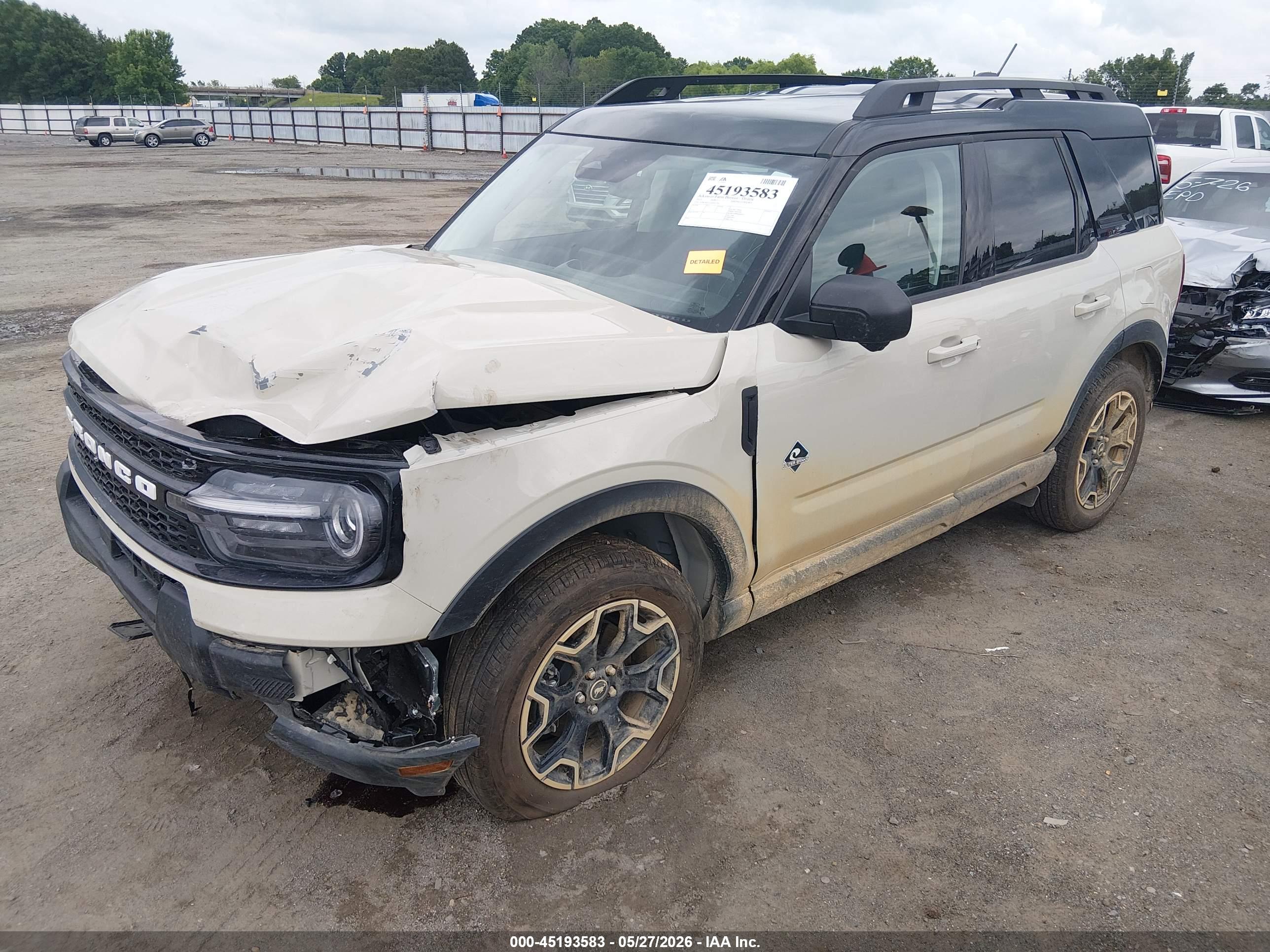 2025 FORD BRONCO SPORT OUTER BANKS — I2