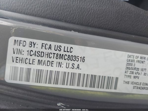 2021 DODGE DURANGO R/T RWD