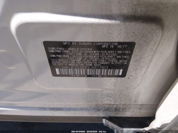 2018 SUBARU FORESTER 2.5I PREMIUM