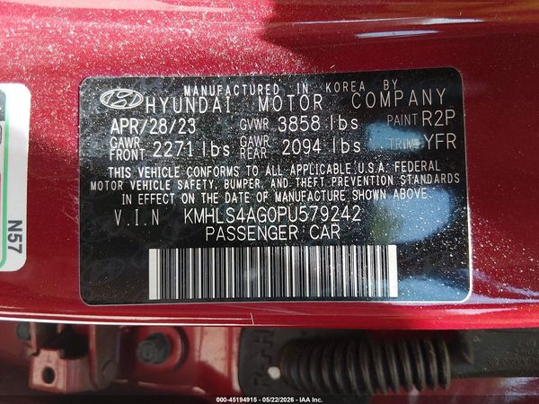 2023 HYUNDAI ELANTRA SEL
