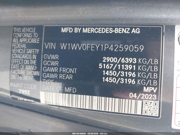 2023 MERCEDES-BENZ METRIS 447 (VS20)