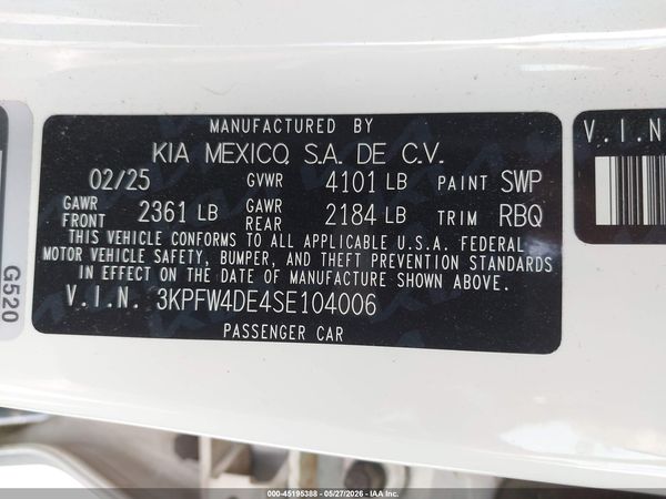 2025 KIA K4 GT-LINE