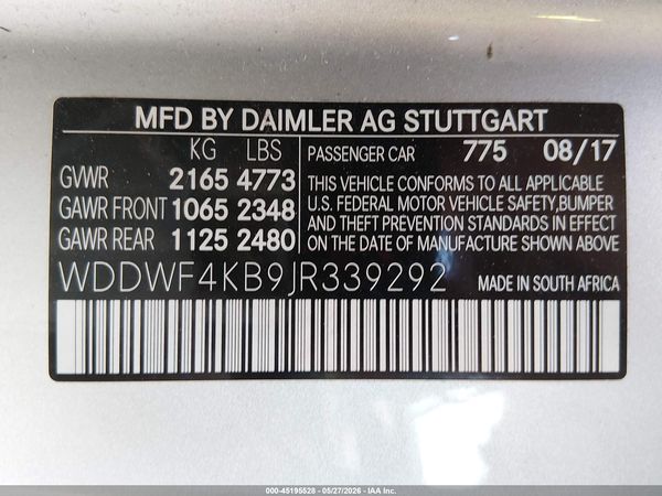 2018 MERCEDES-BENZ C 300 4MATIC
