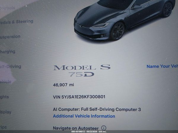 2019 TESLA MODEL S