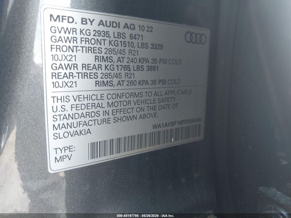 2023 AUDI Q8