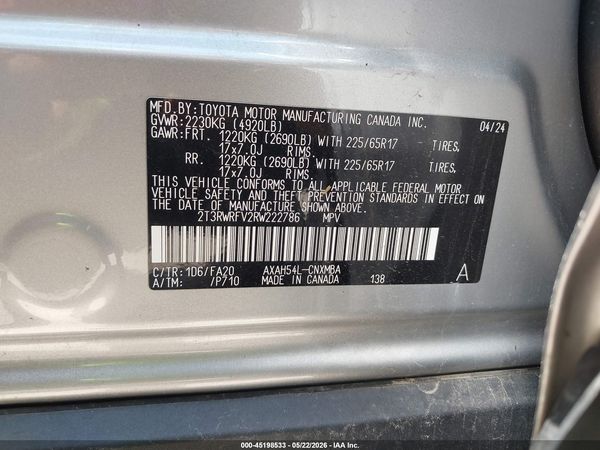 2024 TOYOTA RAV4 HYBRID XLE