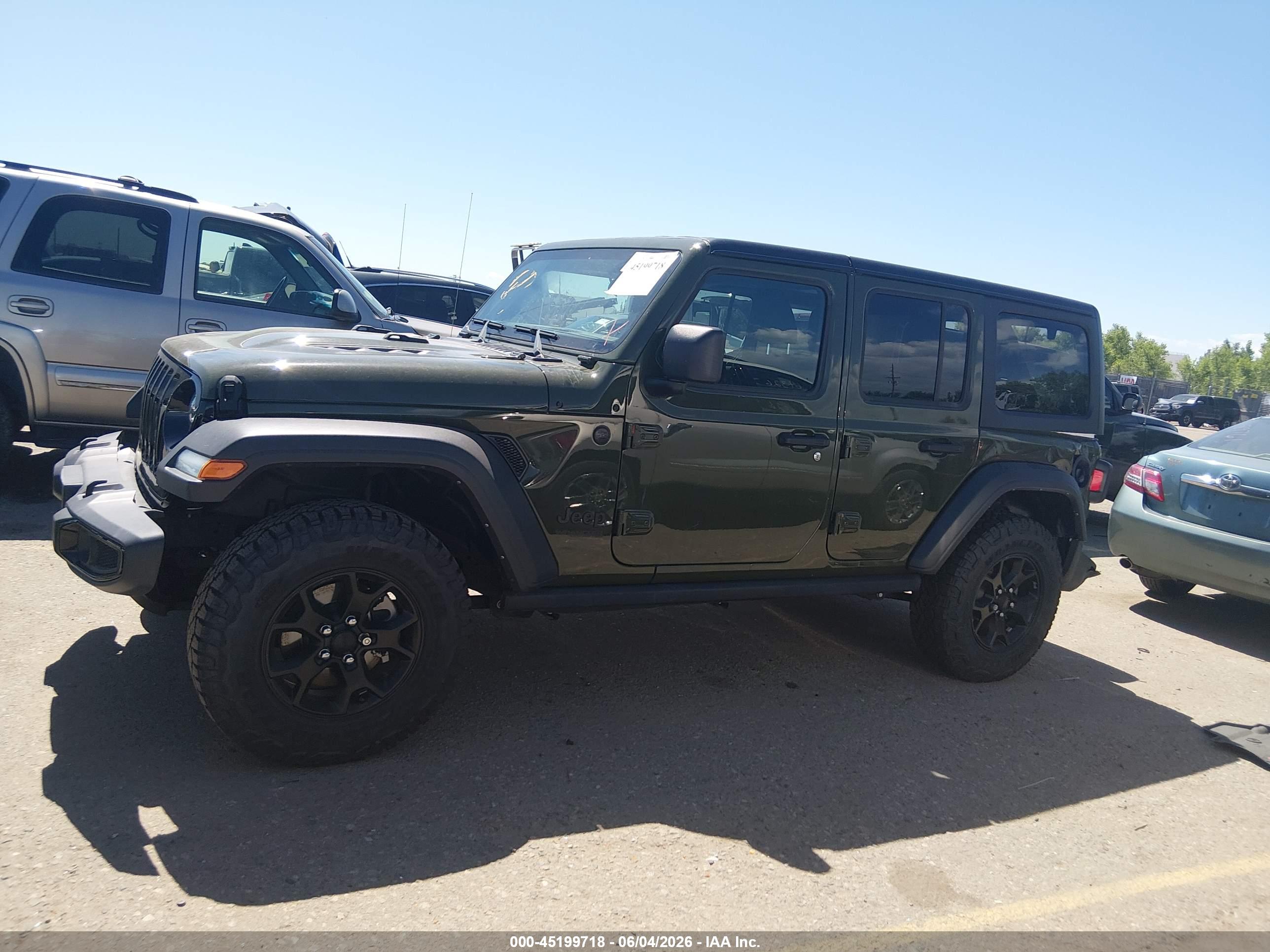 2021 JEEP WRANGLER UNLIMITED WILLYS SPORT 4X4