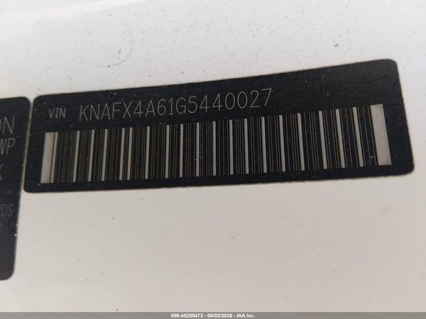 2016 KIA FORTE LX
