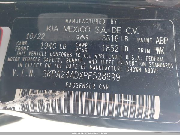 2023 KIA RIO LX