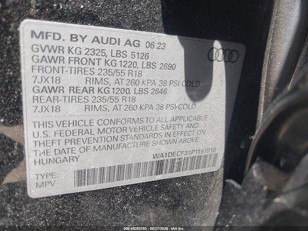 2023 AUDI Q3