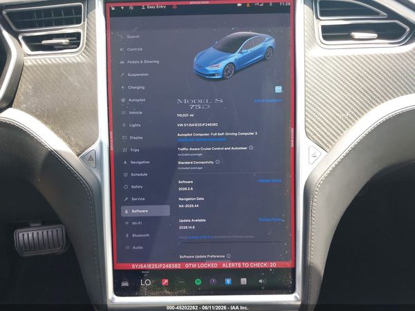 2018 TESLA MODEL S 100D/75D/P100D