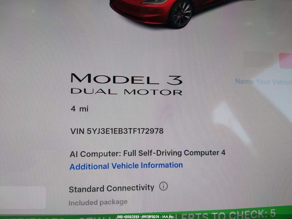 2026 TESLA MODEL 3 PREMIUM ALL-WHEEL DRIVE