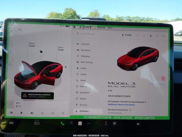 2026 TESLA MODEL 3 PREMIUM ALL-WHEEL DRIVE