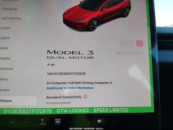 2026 TESLA MODEL 3 PREMIUM ALL-WHEEL DRIVE