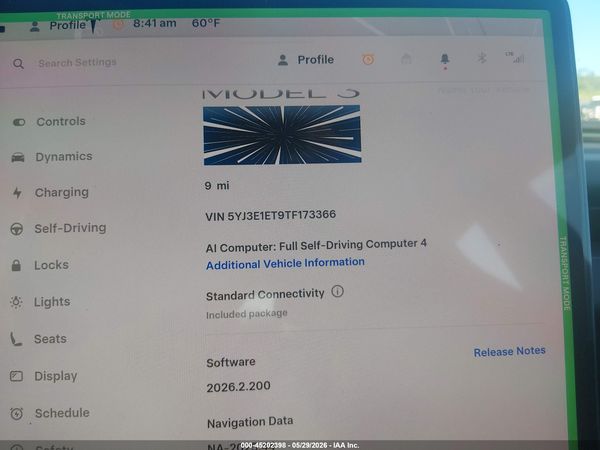 2026 TESLA MODEL 3