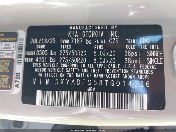 2026 KIA EV9 LAND