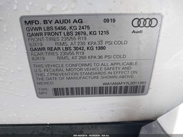 2020 AUDI Q5
