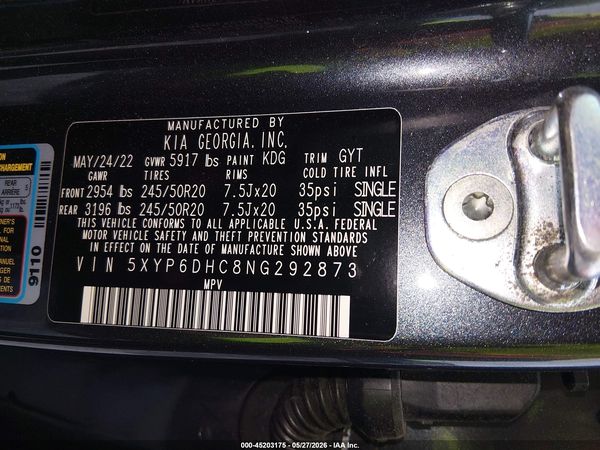 2022 KIA TELLURIDE S