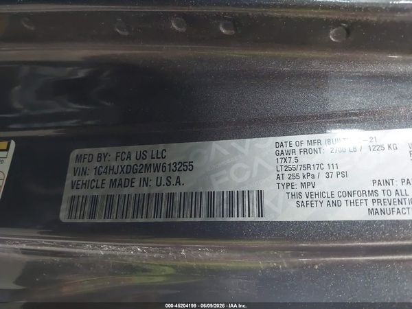 2021 JEEP WRANGLER UNLIMITED WILLYS SPORT 4X4