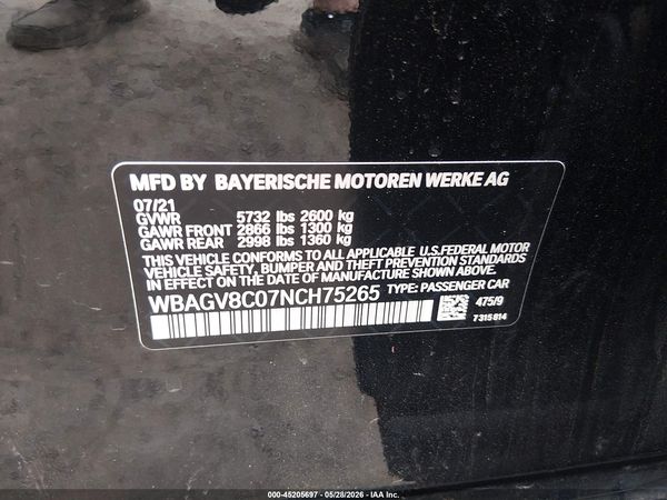 2022 BMW M850I GTAN COUPE XDRIVE