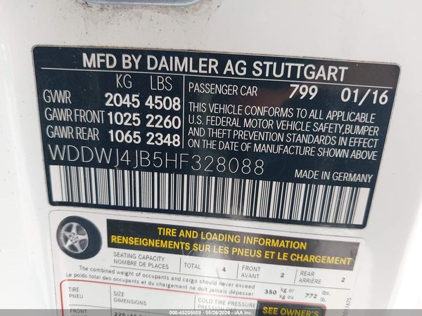 2017 MERCEDES-BENZ C 300 C300