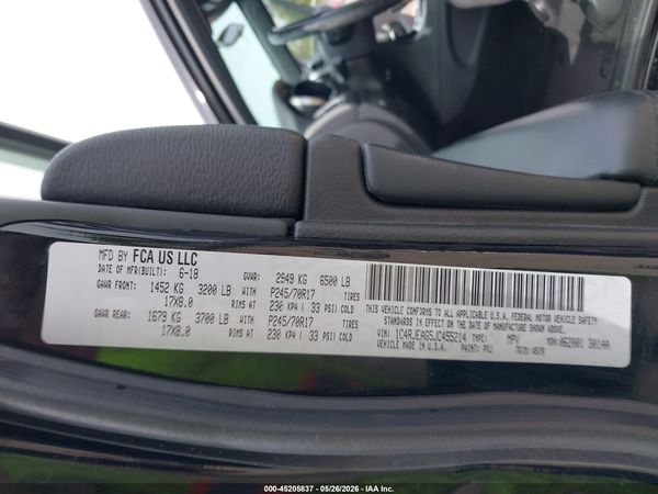 2018 JEEP GRAND CHEROKEE LAREDO E 4X2