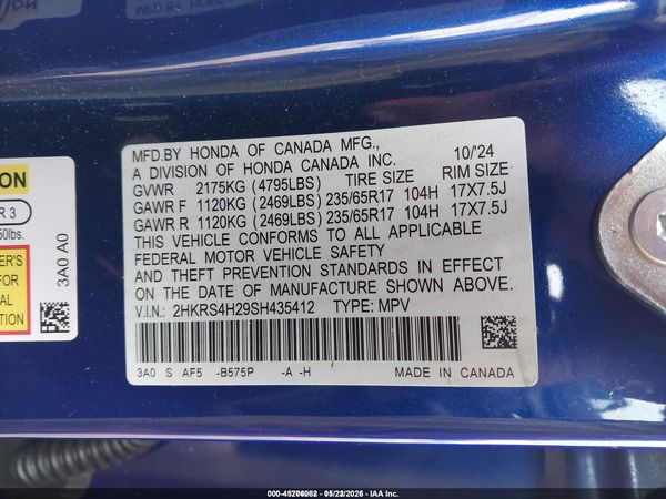 2025 HONDA CR-V LX AWD