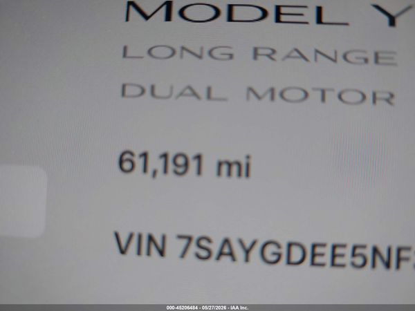 2022 TESLA MODEL Y