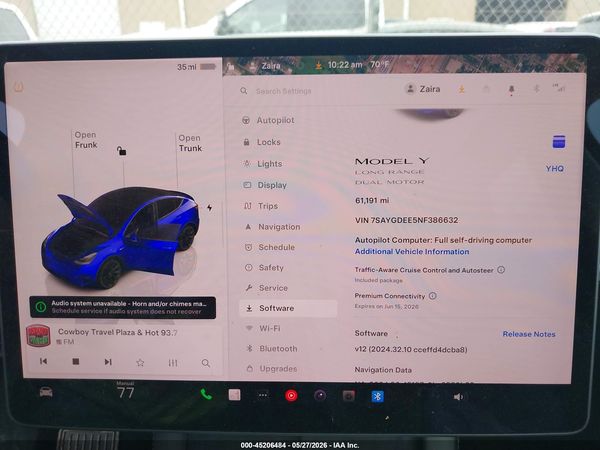 2022 TESLA MODEL Y