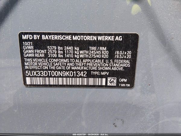 2022 BMW X4 XDRIVE30I