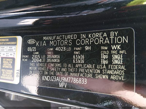 2021 KIA SOUL LX